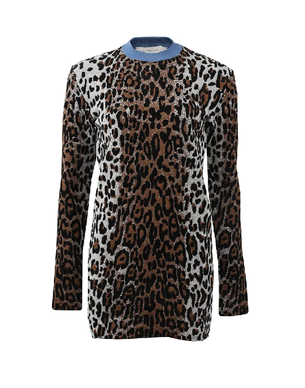 Cheetah Jacquard Pullover