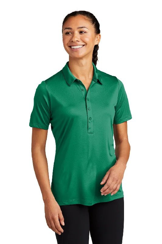 Sport-Tek Womens Moisture Wicking Short Sleeve Polo Shirt - Kelly Green - Closeout