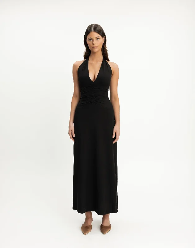 Araminta Maxi Dress (Black)