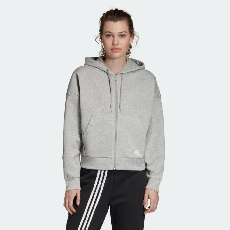 Adidas Must Haves 3-Stripes Hoodie Grey EB3823