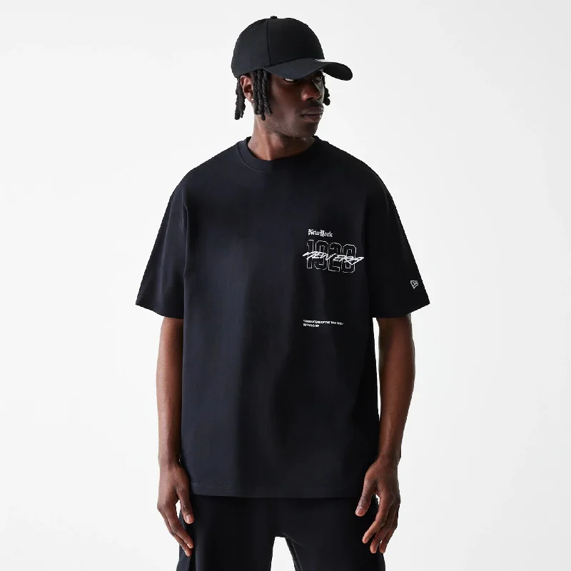 Ode To NY Black Oversized T-Shirt