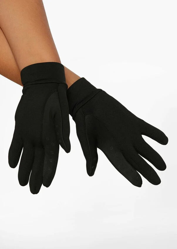 Lorna Jane Thermal Running Gloves - Black