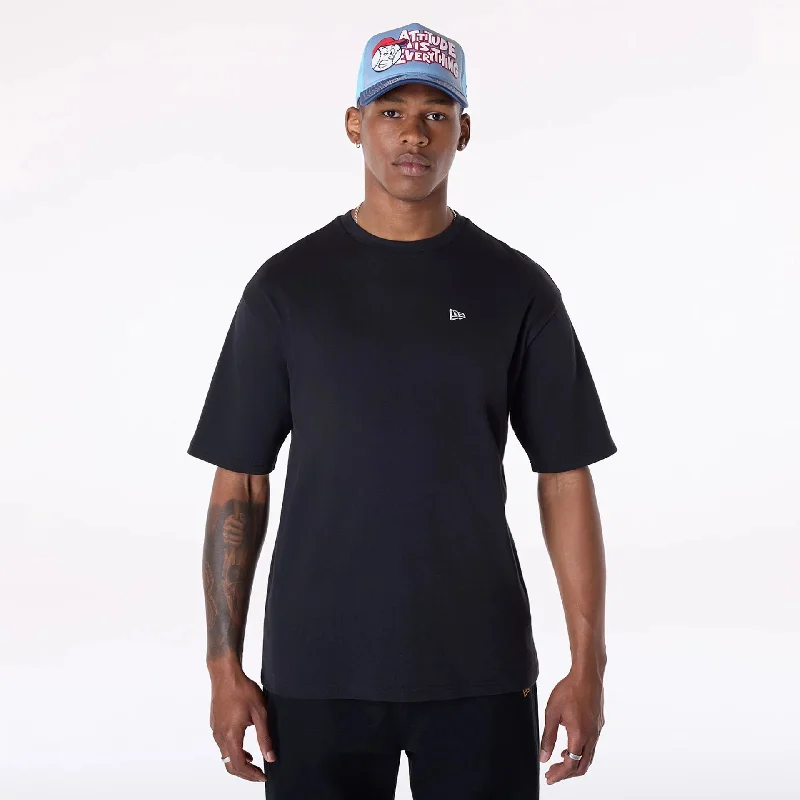 New Era Baseball Graphic Black Oversized T-Shirt