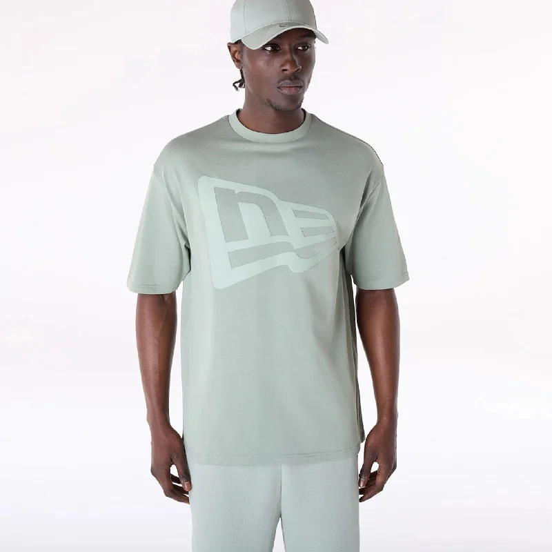 New Era Flag Pastel Green Oversized T-Shirt