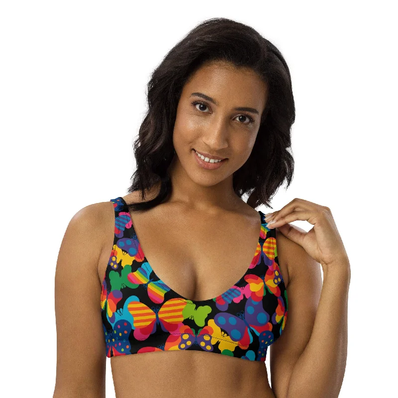 Bikini top (recycled) - FLYRAVE black