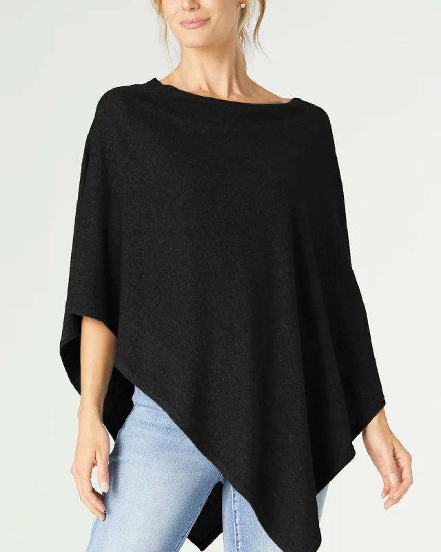 Coco and Carmen Lightweight Brushed Poncho - 2239151