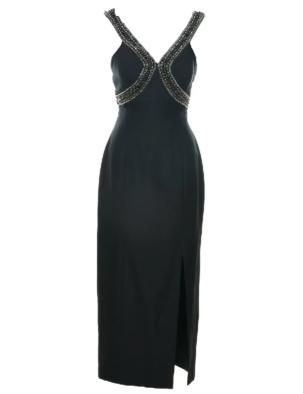 Black Evening Dress - S