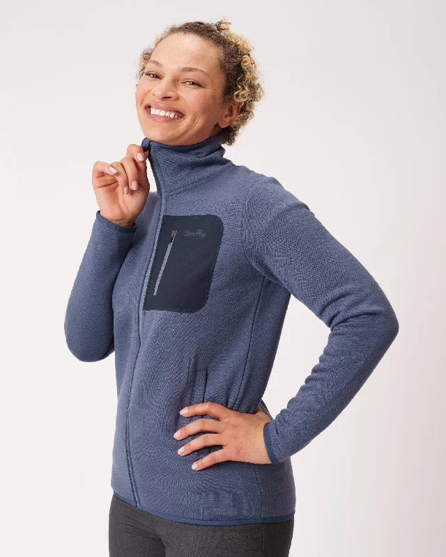 Merino Fleece Crew Zip