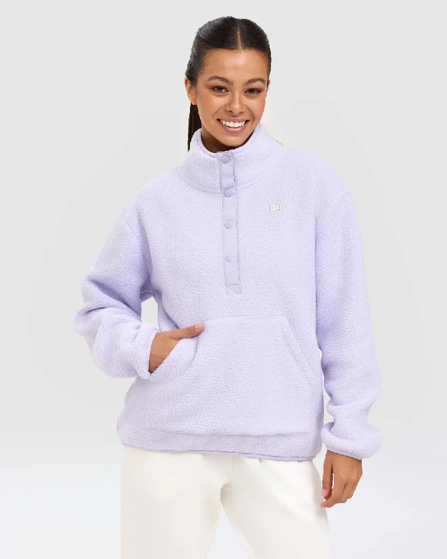 Women's Violet Fleece Pullover