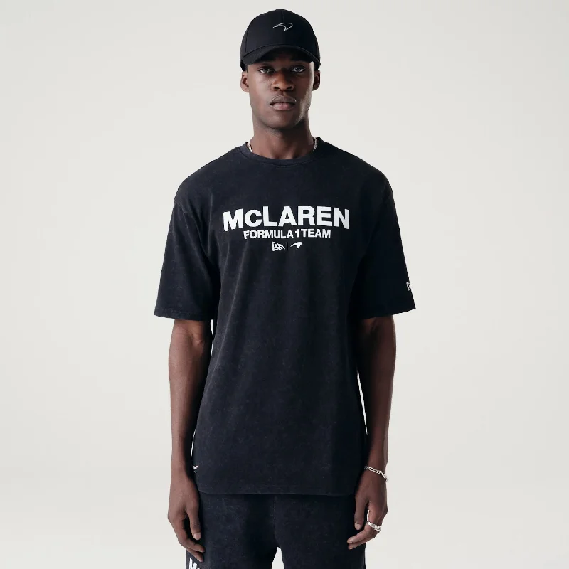 McLaren Racing Washed Pack Black Oversized T-Shirt