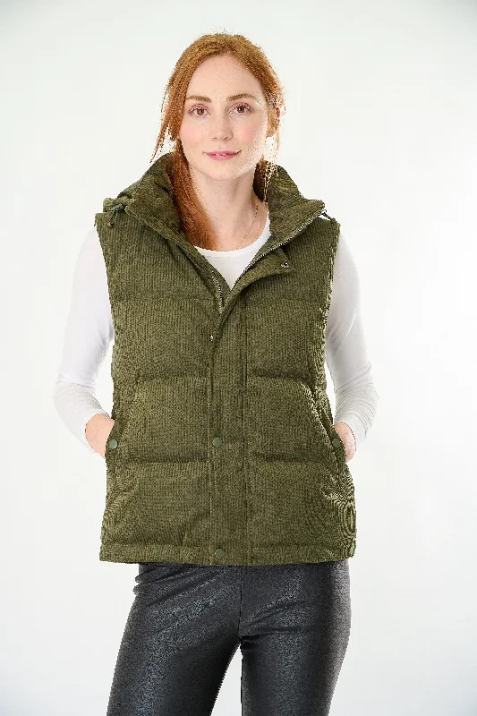 Corduroy Down Vest