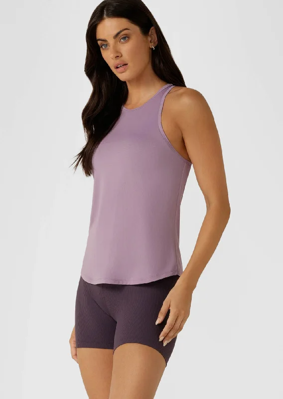 Lorna Jane Take Charge Mesh Active Tank - Dusted Violet