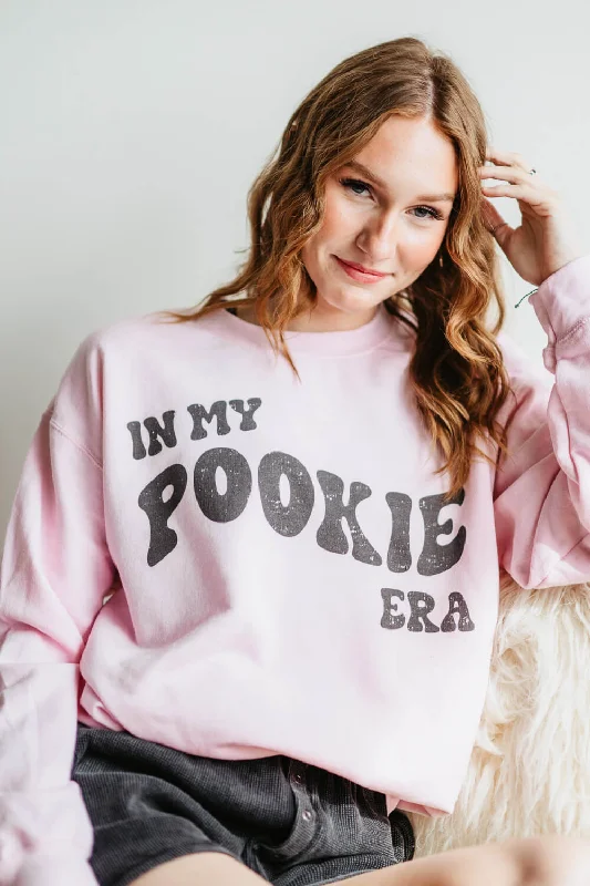 In My Pookie Era Graphic Fleece Sweatshirt for Women in Pink | 31868X-OSS-PINK