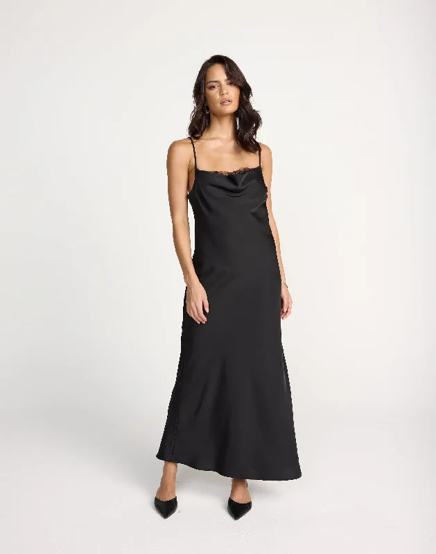 Fated Maxi Dress (Black)