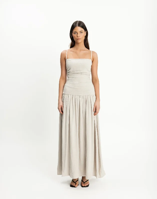 Reese Maxi Dress (Latte)