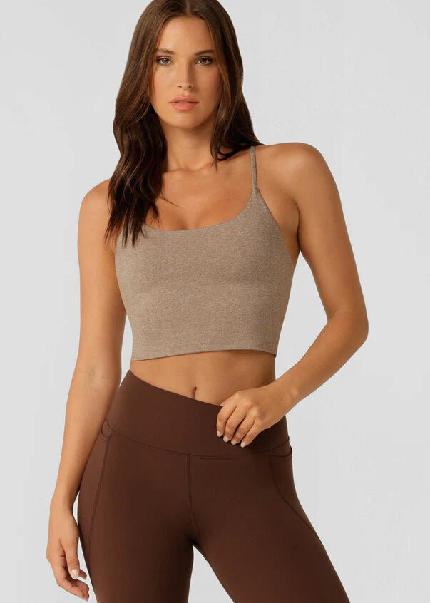 Lorna Jane Campus Classic Bra Tank Combo - Cedar Marl