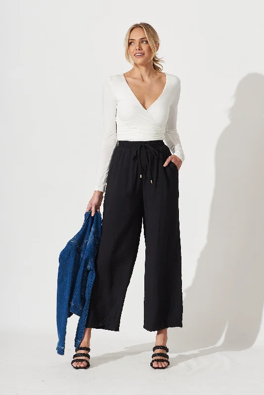 St Vincent Pant In Black