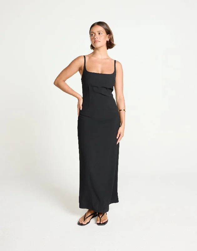 Alistair Maxi Dress (Black)