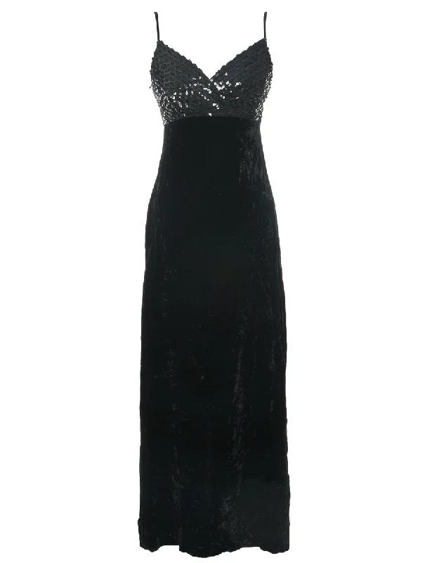 Black Evening Dress - S