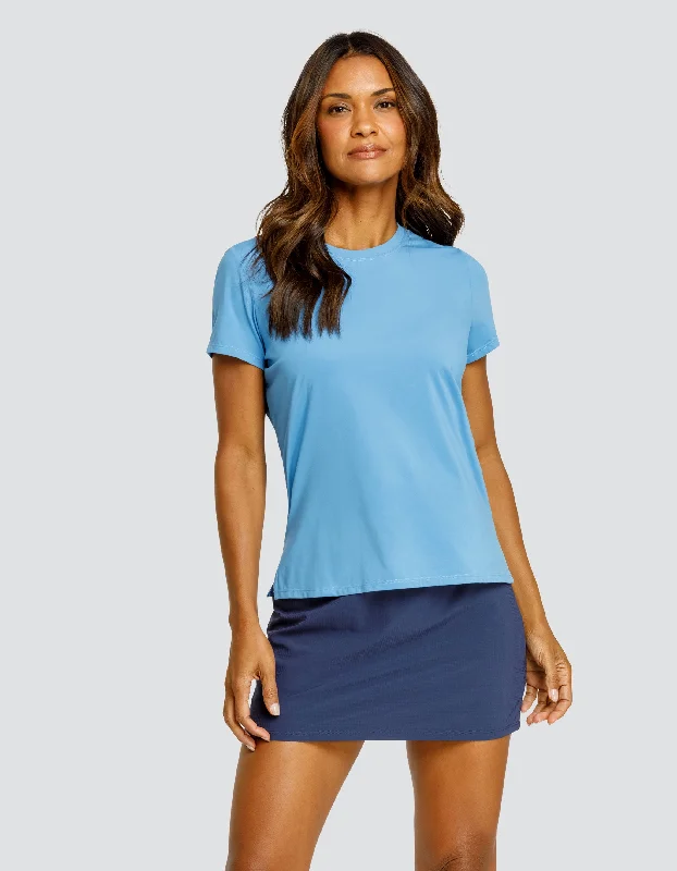 BIJOU BOXY SHORT SLEEVE TOP - PACIFIC COAST