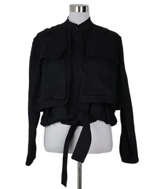 Tom Ford Black Cotton Jacket sz 2