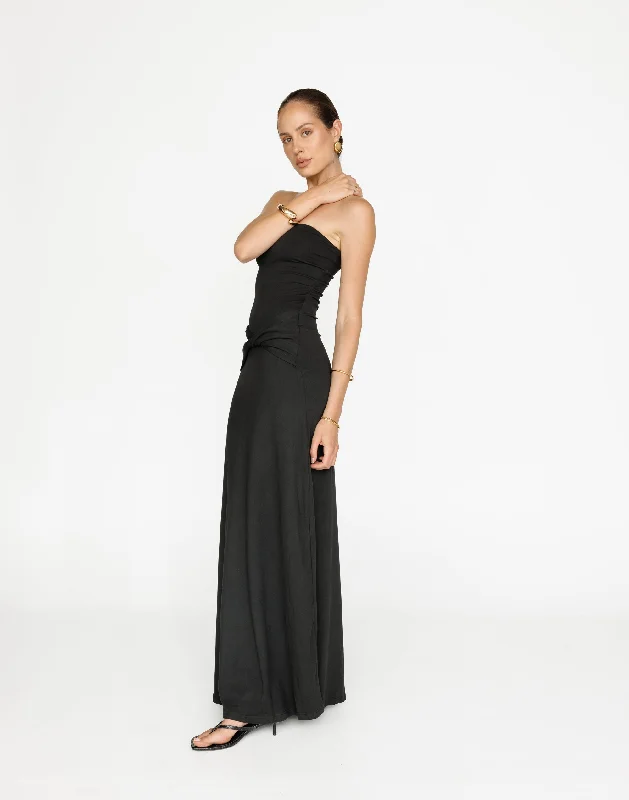 Edela Maxi Dress (Black)