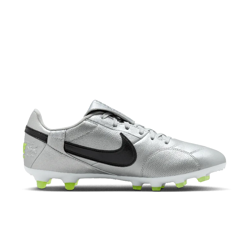 Nike Premier 3 FG-Metallic Silver/Black-Volt