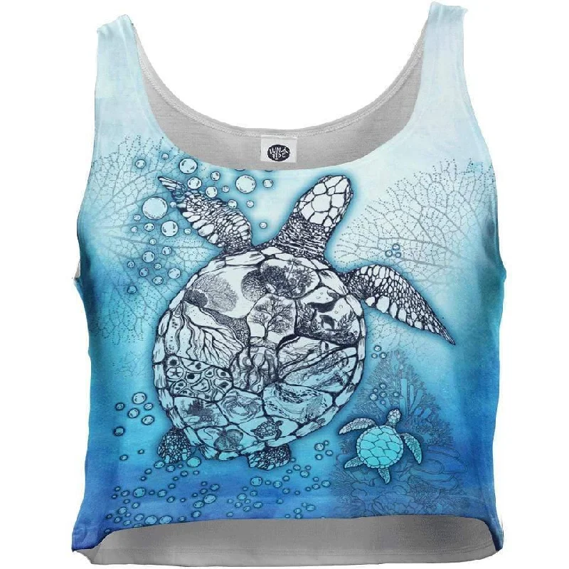 Ocean Life Crop Top