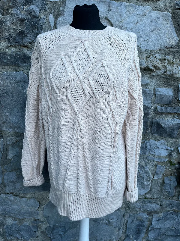 M&S Beige jumper uk 12-14