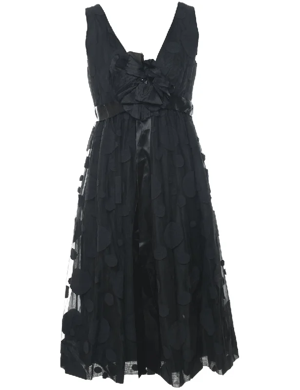 Black Evening Dress - M