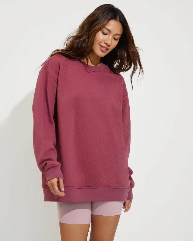 Victory Lap Sweatshirt - Desert Plum