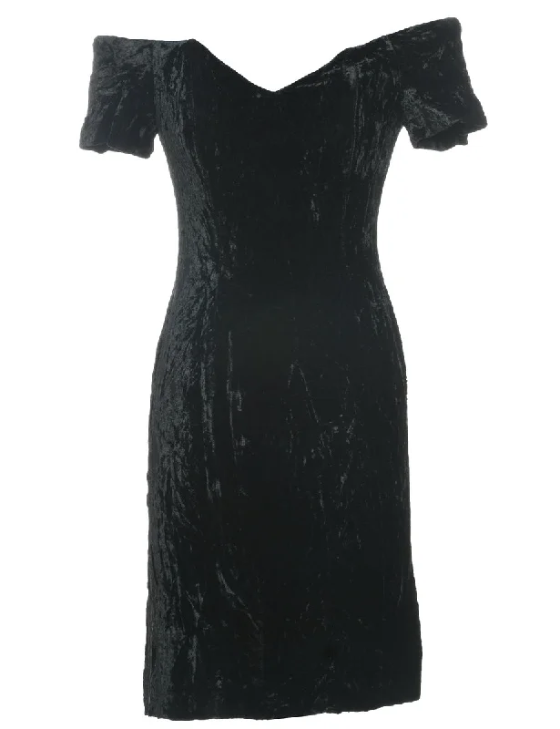 Black Evening Dress - XS