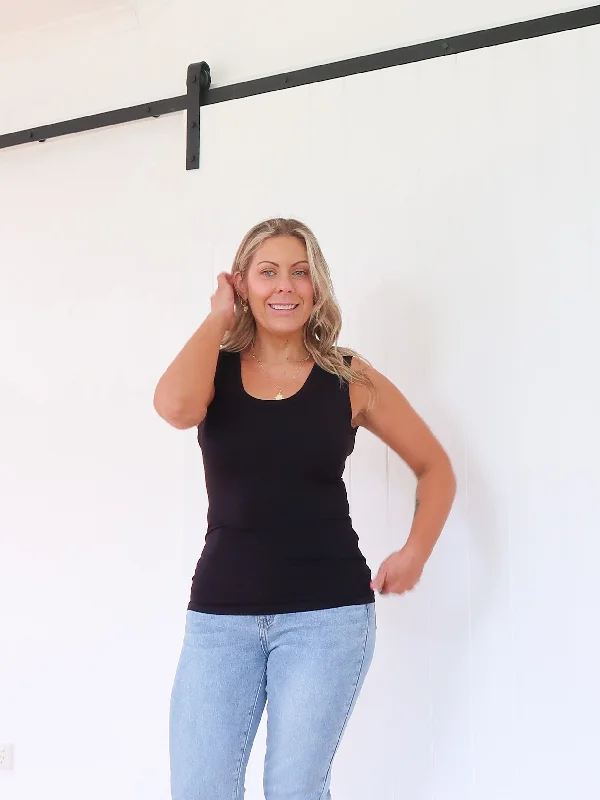Liza Tank- Black Gym