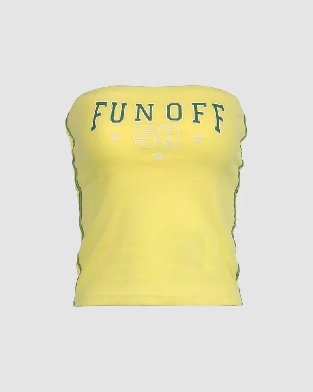 Fun Off Cami Tube Top Dynamic Women's High - energy