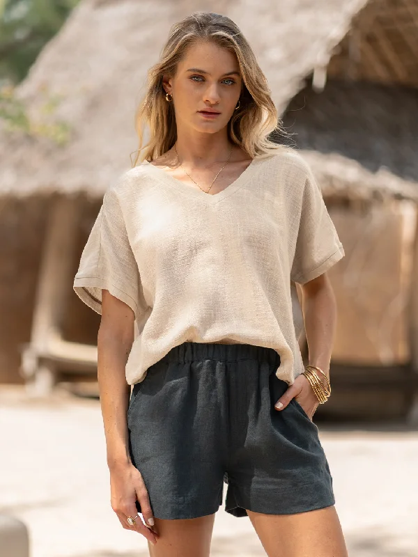 Montego Cotton Top Stone Feminine Women's Style 