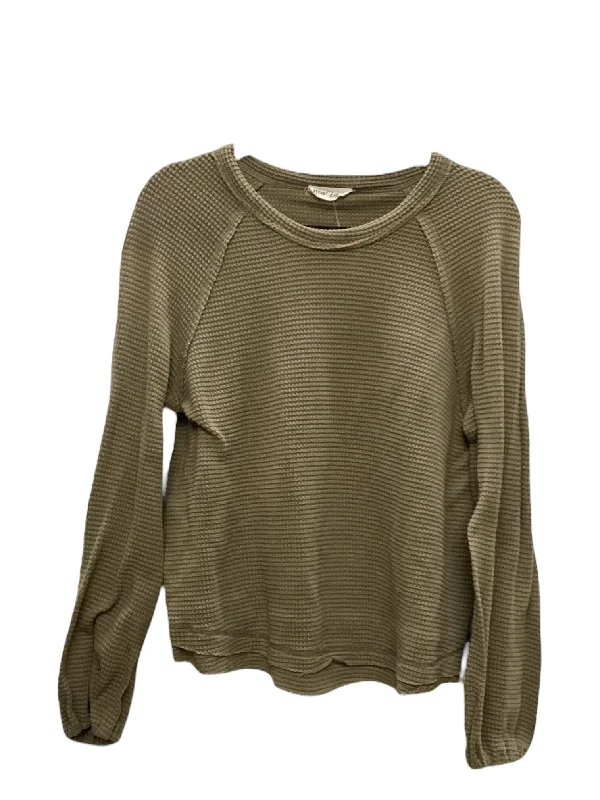 Top Long Sleeve By Clothes Mentor In Green, Size: M Youthful Women's Anime - inspired
