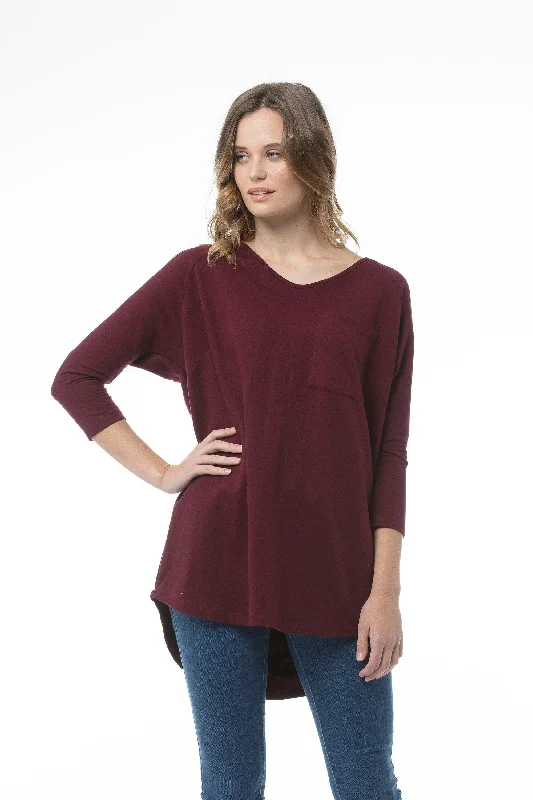 MAISIE Top - Wine Women