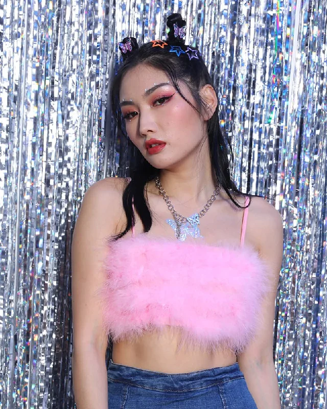 Fur Baby Tube Top Cashmere